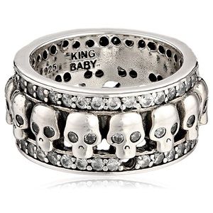 ❌Sold❌ King Baby 925 Sterling Silver Skull Ring